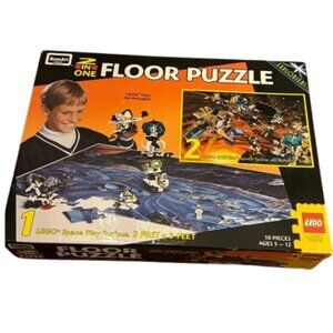 Lego SPACE 3D Floor Puzzle 50 Pieces Created by Rose Art